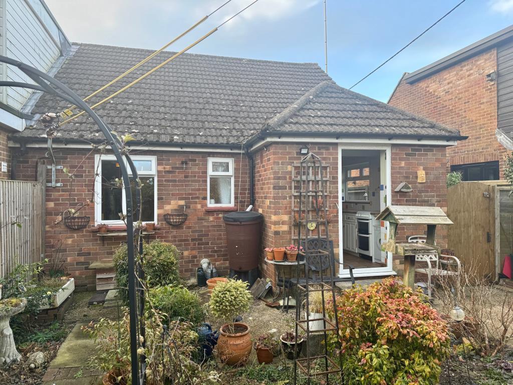Lot: 156 - DOUBLE BAY WINDOW TWO-BEDROOM SEMI-DETACHED BUNGLAOW - Rear elevation